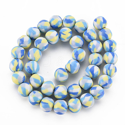 Handmade Polymer Clay Beads Strands CLAY-N008-054-08-1