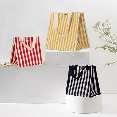 1Yard Stripe Pattern Polycotton Fabric DIY-MA0007-31C-1
