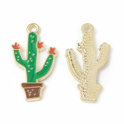 Alloy Enamel Pendants ENAM-G212-08G-01-1