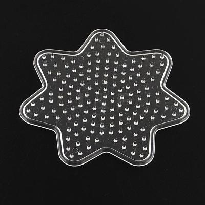 Flower ABC Plastic Pegboards used for 5x5mm DIY Fuse Beads DIY-Q009-16-1
