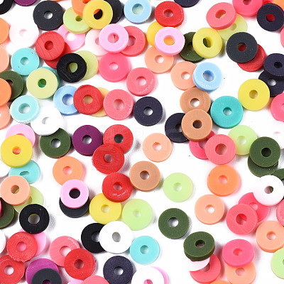 Handmade Polymer Clay Beads CLAY-Q251-6.0mm-M1-1