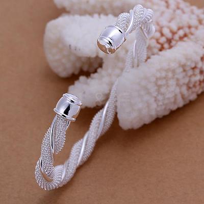 Trendy Brass Cuff Bangles For Women BJEW-BB12229-1