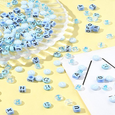 200Pcs Acrylic Beads SACR-FS0001-31-1