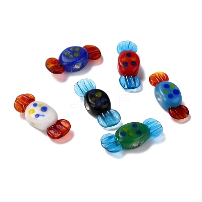 Handmade Lampwork Beads Strands LAMP-I022-24-1