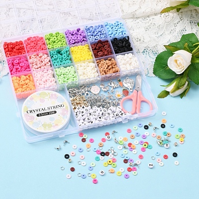 DIY Heishi Jewelry Set Making Kit DIY-YW0005-52-1