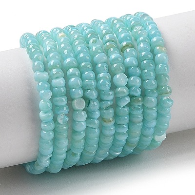 Natural Freshwater Shell Beads Strands SHEL-P017-01B-03-1