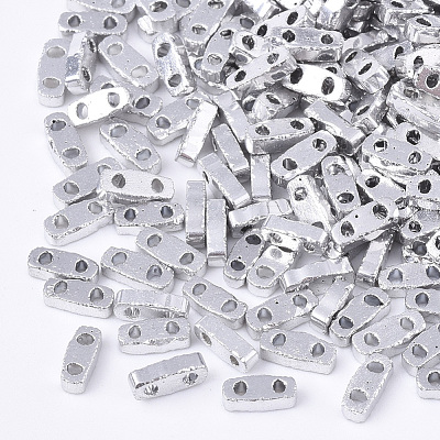 Electroplate Opaque Glass Seed Beads SEED-S023-20A-03-1