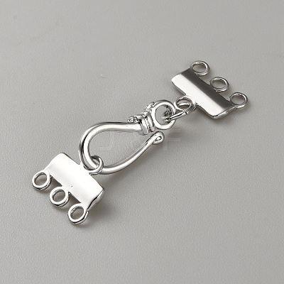 Brass Hook and S-Hook Clasps LS-FIND-WH20019-180P-1