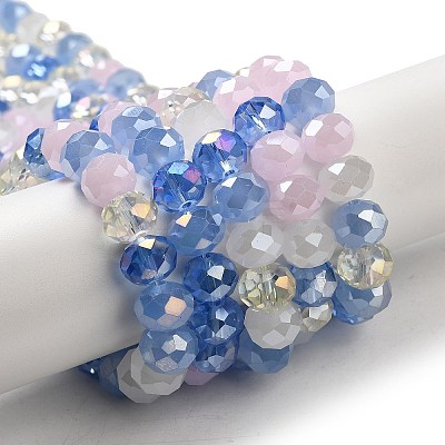 Glass Beads Strands EGLA-A034-M10mm-18-1