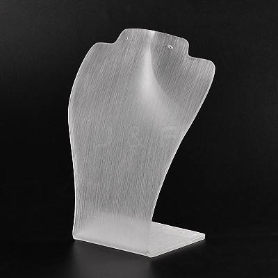 Organic Glass Necklace Display Busts NDIS-N018-02A-1