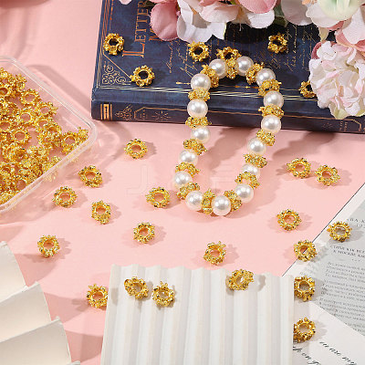100Pcs Alloy Spacer Beads FIND-CA0011-55-1