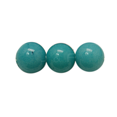 Natural Mashan Jade Beads Strands G-H1626-10MM-28-1