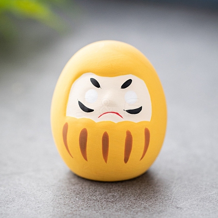 Porcelain Daruma Display Decoration PW-WG0531B-06-1