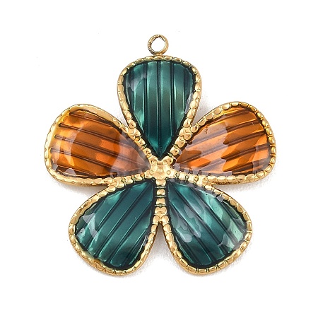304 Stainless Steel Pendants STAS-H249-04G-02-1