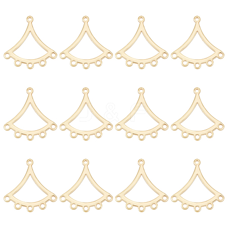 BENECREAT 12Pcs Brass Chandelier Component Links KK-BC0013-42-1