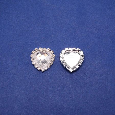 Acrylic Rhinestone Cabochons FIND-WH0096-68S-1