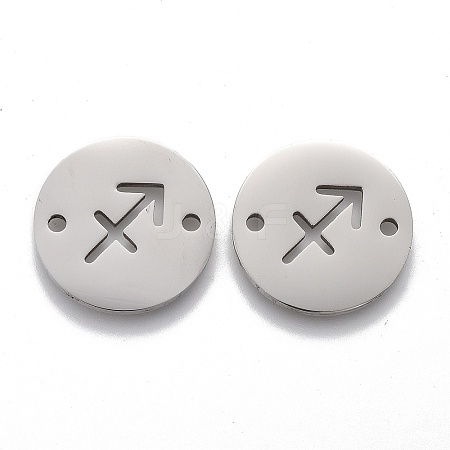 Tarnish Resistant Polishing 201 Stainless Steel Links Connectors LS-STAS-Z001-A-02P-1