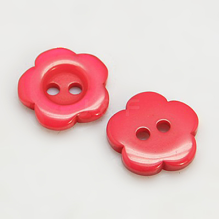 Resin Buttons RESI-D031-15mm-03-1