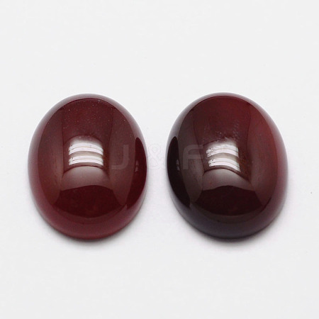 Natural Agate Cabochons G-K021-30x22mm-01-1