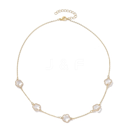 Brass Cable Chains Necklace NJEW-JN04699-1