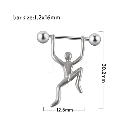 304 Stainless Steel Nipple Stirrup WG66F66-01-1