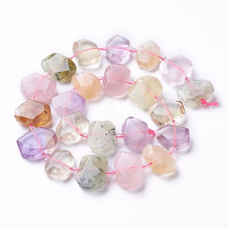 Natural Gemstone Beads Strands G-P434-27-1