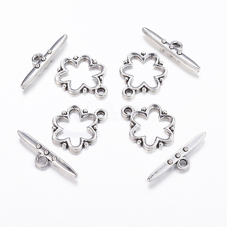 Alloy Toggle Clasps LS-EA777Y-AS-NR-1