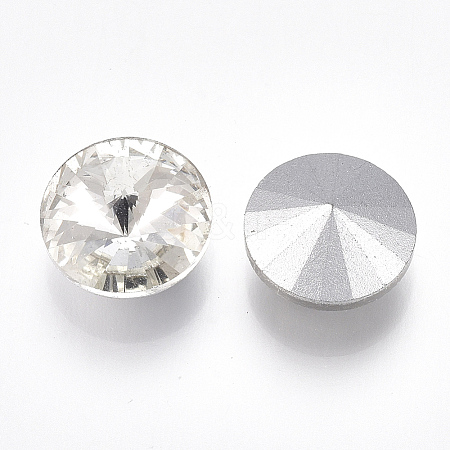Glass Pointed Back Rhinestone LS-RGLA-R003-12mm-17-1