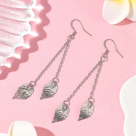 304 Stainless Steel Dangle Earrings EJEW-JE06595-02-1