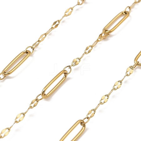 304 Stainless Steel Oval & Dapped Chains CHS-C014-08G-1