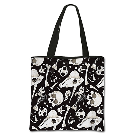 Gothic Printed Polyester Shoulder Bags PW-WG68108-15-1