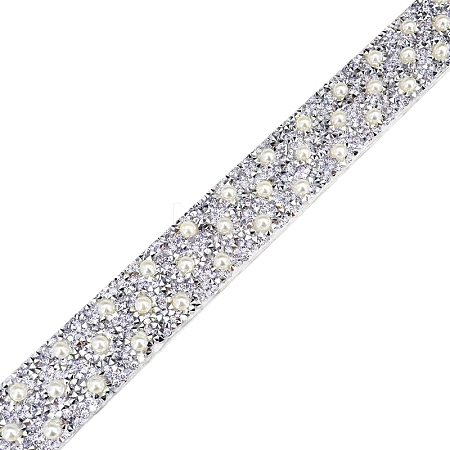 0.4M Resin Pearl & Rhinestone Beaded Trim PW-WG6DCE2-01-1