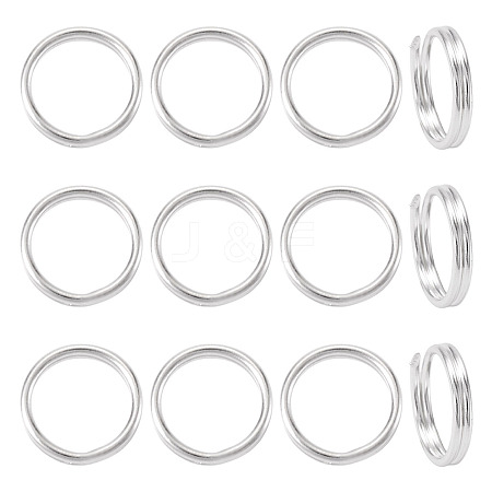 925 Sterling Silver Split Jump Rings STER-TA0001-48B-1