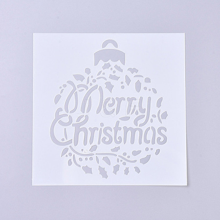 Plastic Reusable Drawing Painting Stencils Templates DIY-G027-C01-1