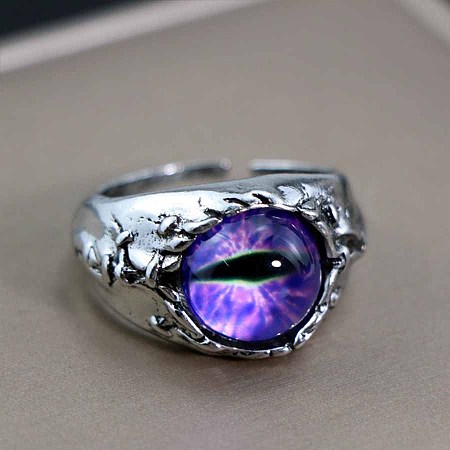 Dragon Eye Men's Fashion Ring Zinc Alloy Hip-hop Ring UA5385-6-1