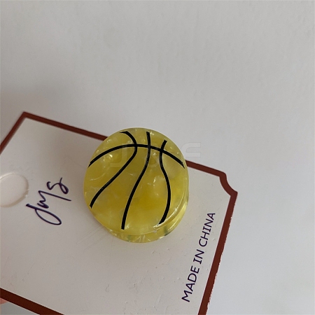 Basketball Acetate Claw Hair Clips PW-WG70DD8-05-1