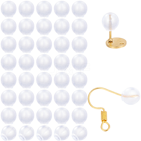 Clear Silicone Full-covered Ear Nuts FIND-SP0001-18F-1
