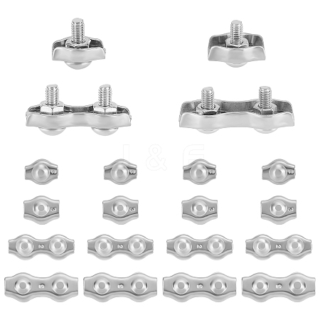 20Pcs 4 Style 304 Stainless Steel Findings FIND-GA0001-72-1