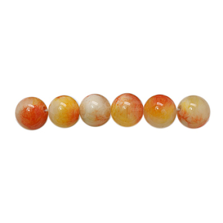 Natural Persian Jade Beads Strands X-G-H1625-8mm-PR11-1