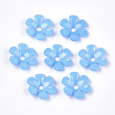Opaque AS Plastic Bead Caps MACR-S365-06D-1