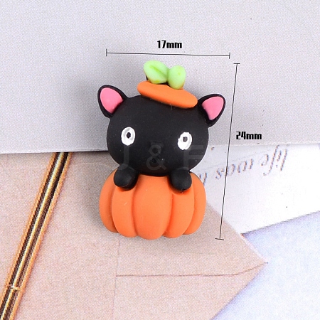 Opaque Resin Cabochons OHAR-PW0001-483B-1