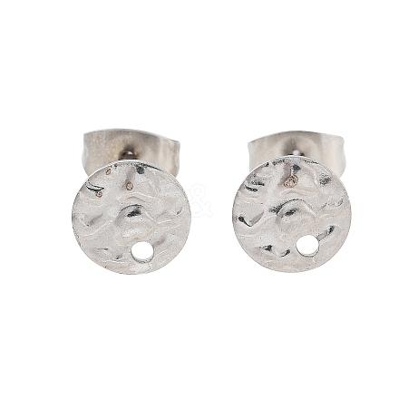 304 Stainless Steel Stud Earring Finding STAS-Z091-02P-07-1