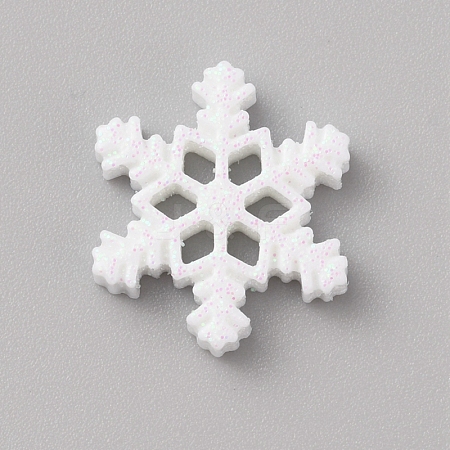 Christmas Opaque Resin Cabochons RESI-WH0038-06C-1