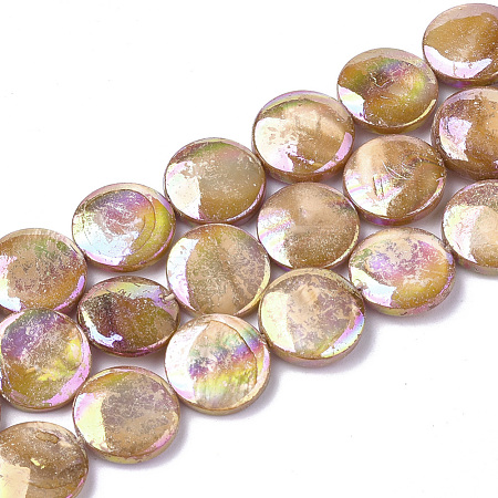 Freshwater Shell Beads Strands SHEL-S274-52C-1