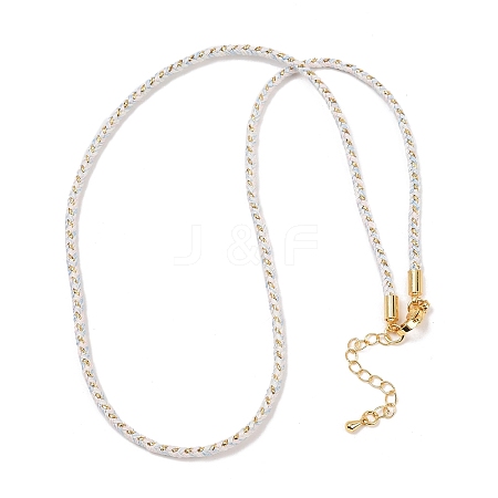 2.5MM Round Nylon Cotton Cord Necklace Making NJEW-C106-01G-10-1
