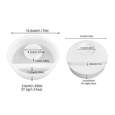 DIY Food Grade Silicone Display Molds PW-WG1401D-02-1