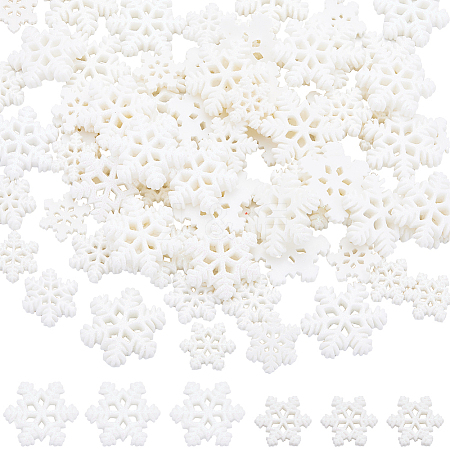 80Pcs 4 Styles Christmas Theme Resin Cabochons RESI-SC0003-42-1