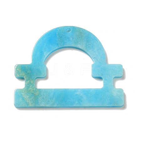 Acrylic Keychain Pendants SACR-S608-04C-01-1