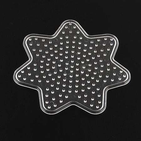 Flower ABC Plastic Pegboards used for 5x5mm DIY Fuse Beads DIY-Q009-16-1