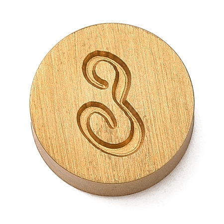 Golden Tone Brass Letter Stamps LS-KK-R005-01E-1